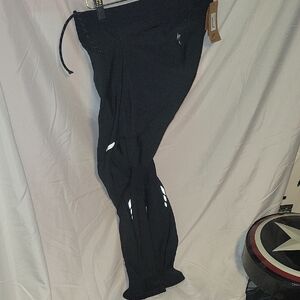 Womens Medium Winter Cold Weather Legging Tights With Chamios Fleece Lined